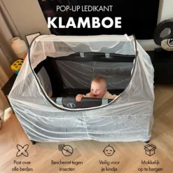 Deryan Universeel Luxe Klamboe voor Campingbed New