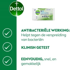 Dettol 2-in-1 Hygiënische Doekjes
