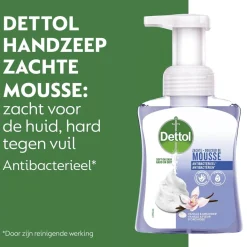 Dettol Orchidee & Vanille Zachte Mousse Antibacteriële Handzeep