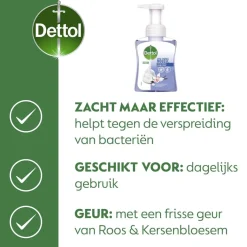 Dettol Orchidee & Vanille Zachte Mousse Antibacteriële Handzeep