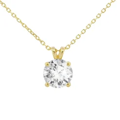 Di Lusso 14K Gouden Collier met hanger – 0.70 ct Lab Grown Diamant New