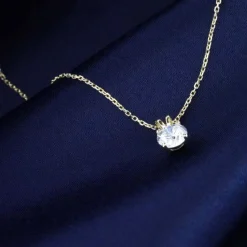 Di Lusso 14K Gouden Collier met hanger – 0.40 ct Lab Grown Diamant Hot