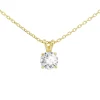 Di Lusso 14K Gouden Collier met hanger – 0.25 ct Lab Grown Diamant