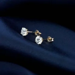 Di Lusso 14K Gouden Oorstekers – 0.60 ct Lab Grown Diamant Online
