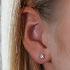 Di Lusso 14K Gouden Oorstekers – 0.40 ct Lab Grown Diamant Clearance