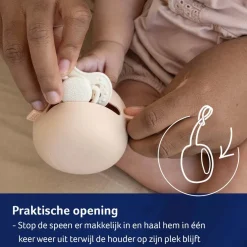 Difrax LOVI Fopspeenhouder van Siliconen New