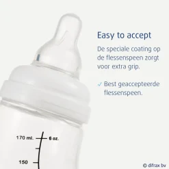 Difrax Natural 0+M S-Fles 2-Pak Outlet