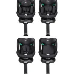 Ding Fynn Black 40-150 cm 360° i-Size Autostoel New