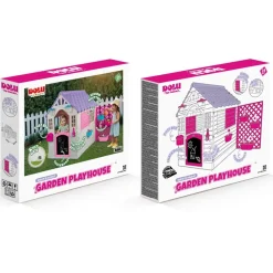 Dolu Garden Wit/Roze Speelhuisje met Accessoires Best