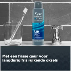 Dove Men + Care Advanced Clean Comfort Antitranspirant Deodorant Spray Discount