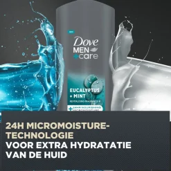 Dove Men +Care Eucalyptus + Mint Douchegel Clearance