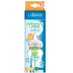 Dr. Brown's Options+ 1+M Antikoliekfles met Brede Hals Best