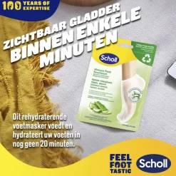 Dr. Scholl's Aloë Vera Voedend Voetmasker Hot