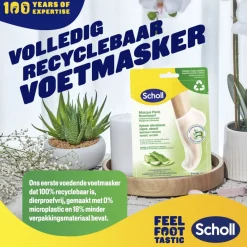 Dr. Scholl's Aloë Vera Voedend Voetmasker Hot