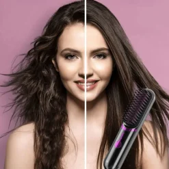 Draagbare 2-in-1 Haarborstel, Glatter & Kruller Discount