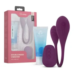 Easy Choice Vibrerende Dubbele Stimulator & Glijmiddel Gift Set