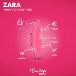 EasyConnect Panty Vibrator Zara Bediening met App New