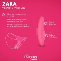 EasyConnect Panty Vibrator Zara Bediening met App New