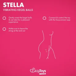 EasyConnect Vibrerende Kegel Balletjes Stella Bediening met App