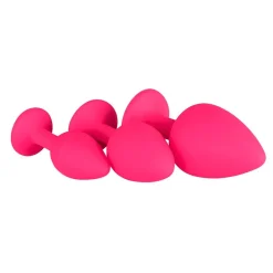 EasyToys Siliconen Buttplug Set met Diamant New