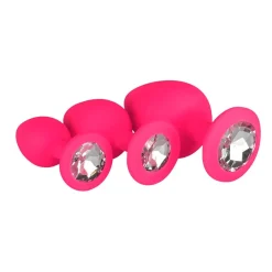 EasyToys Siliconen Buttplug Set met Diamant New