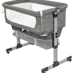 Eco Baby Donkergrijs Wieg Aan Bed Hot