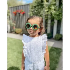 Eco Toys Bloem Roze 2-6 jr Kinderzonnebril Clearance