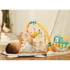 Eco Toys Cute Bear Groen Multifunctioneel Speelkleed met Speelboog Outlet