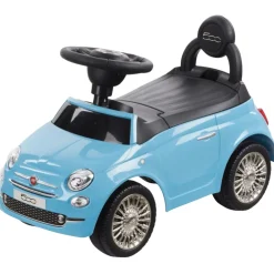 Eco Toys Fiat 500 Blauw Loopauto Best
