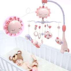 Eco Toys Flower Valley Roze Muziekmobiel Online