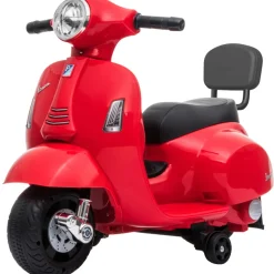 Eco Toys Rood 1,5-3 jaar Elektrische Vespa Scooter