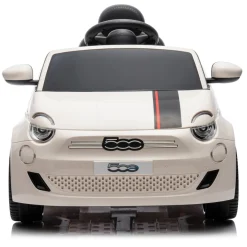 Eco Toys Wit Elektrische Fiat 500 Kinderauto Outlet