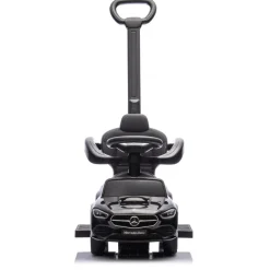 Eco Toys Zwart Mercedes Benz Loopauto met Duwstang Sale