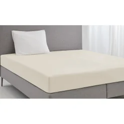 Elegance Hoeslaken Katoen Perkal 35cm Hoekhoogte - ivoor 90x210/220cm Best