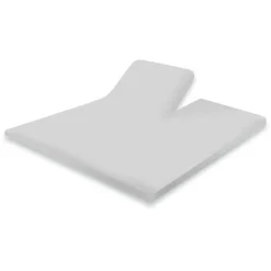 Elegance Splittopper Hoeslaken Perkal Katoen - licht grijs 180x210/220cm Outlet