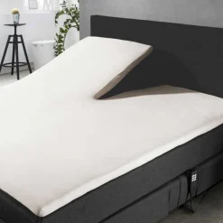 Elegance Splittopper Hoeslaken Jersey Katoen Stretch - ivoor 160x200cm Best