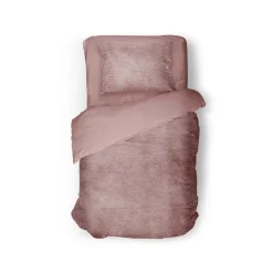 Eleganzzz Dekbedovertrek Flanel Fleece - old rose 140x200/220cm Hot