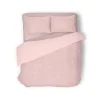 Eleganzzz Dekbedovertrek Teddy Rib Fleece - light pink 240x200/220cm Outlet