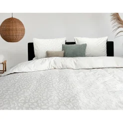Eleganzzz Dekbedovertrek Micro Mink Leopard - off white 140x200/220cm Outlet