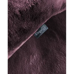 Eleganzzz Dekbedovertrek Flanel Fleece - bordeaux 240x200/220cm Hot