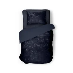 Eleganzzz Dekbedovertrek Crushed Velvet - royale blue 140x200/220cm Online