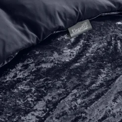Eleganzzz Dekbedovertrek Crushed Velvet - royale blue 140x200/220cm Online