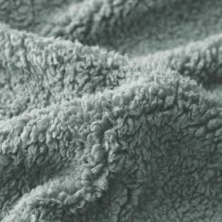 Eleganzzz Dekbedovertrek Teddy Pluche - jade 200x200/220cm