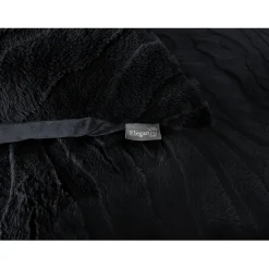 Eleganzzz Dekbedovertrek Jacquard Rabbit Fur - black 200x200/220cm Sale