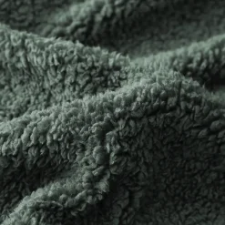 Eleganzzz Dekbedovertrek Teddy Pluche - bottle green 240x200/220cm Online