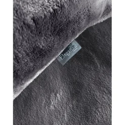 Eleganzzz Dekbedovertrek Flanel Fleece - dark grey 200x200/220cm Sale