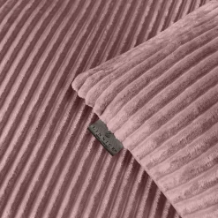 Eleganzzz Dekbedovertrek Teddy Rib Fleece - old rose 240x200/220cm Clearance