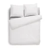 Eleganzzz Dekbedovertrek Flanel Uni - wit 260x200/220cm