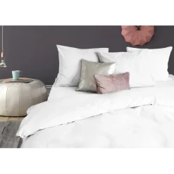 Eleganzzz Dekbedovertrek Flanel Uni - wit 260x200/220cm