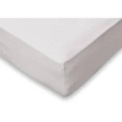 Eleganzzz Hoeslaken Flanel 35cm Hoekhoogte - licht grijs 80x200cm Hot